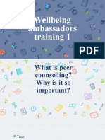 Wellbeing Ambassador Training 1