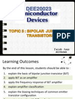 Topik 3 - Bipolar Junction Transistor (BJT)