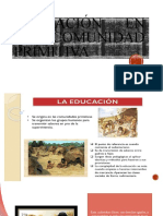 Educación en La Comunidad Primitiva