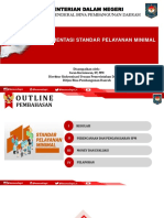 Paparan Narasumber - Direktur SUPD II TTG Strategi Implementasi SPM