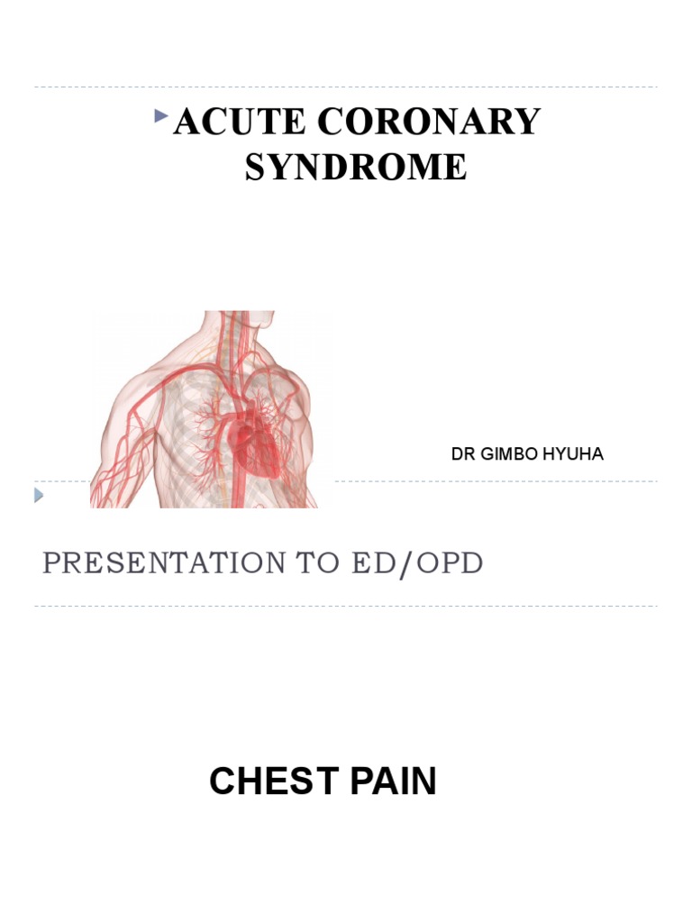 Acute Coronary Syndrome Management Guide | PDF | Myocardial Infarction ...