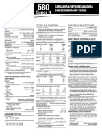 Catalogo Retroexcavadora 580 Super n Case Datos Caracteristicas Dimensiones Especificaciones Tecnicas Capacidades (1)