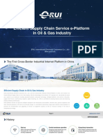 Efficient Supply Chain Service E-Platform in Oil & Gas Industry