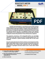 Resistivity Meter Model: Applications