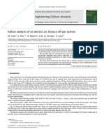 Failure Analysis of An Electric Arc Furnace Off-Gas System