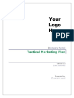 Tactical Marketing Plan