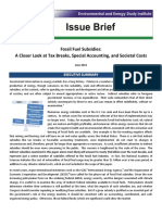 Fossil Fuel Subsidies: A Closer Look at Tax Breaks, Special Accounting, and Societal Costs