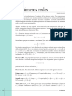 Números reales: construcción a partir de sucesiones racionales crecientes y acotadas