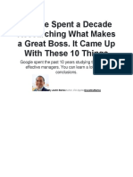 What Makes A Great Boss