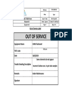 2-TOTL-SP03-F06 Out of Service CHNS