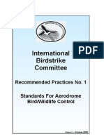 International Birdstrike Committee: Recommended Practices No. 1 Standards For Aerodrome Bird/Wildlife Control