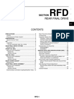 Rear Final Drive: Section