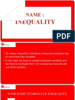 Topic Name:: Inequality