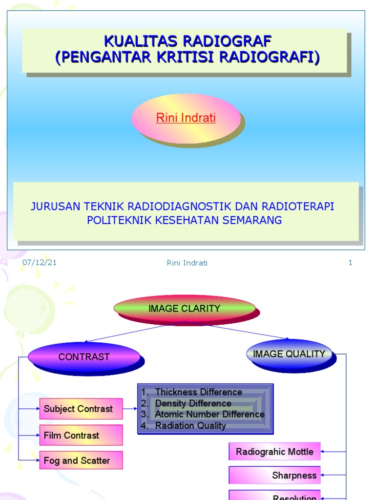 Radiographic Image Quality | PDF | X Ray | Radiography