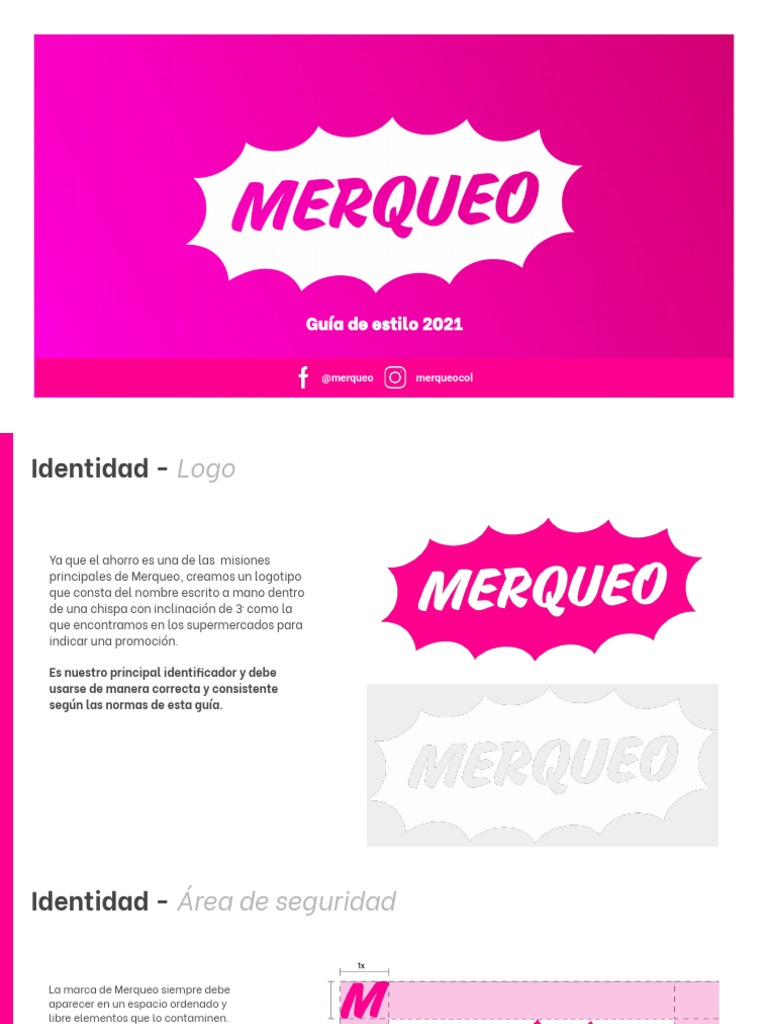 Guía de Estilo Merqueo 2021 | PDF | Tipografía | Color