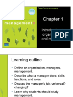 Introduction To Organisations and Managers