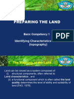 Preparing The Land: Identifying Characteristics of Land (Topography)