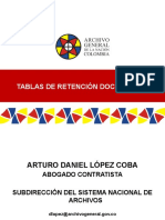 Tablas de Retención Documental