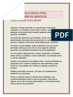 Estratégias e ideias para alavancagem de negócios atividade contestualizada