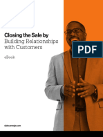 Closing The Sale By: Building Relationships With Customers