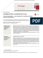 Patologí A: Corangiocarcinoma. A Propósito de Un Caso