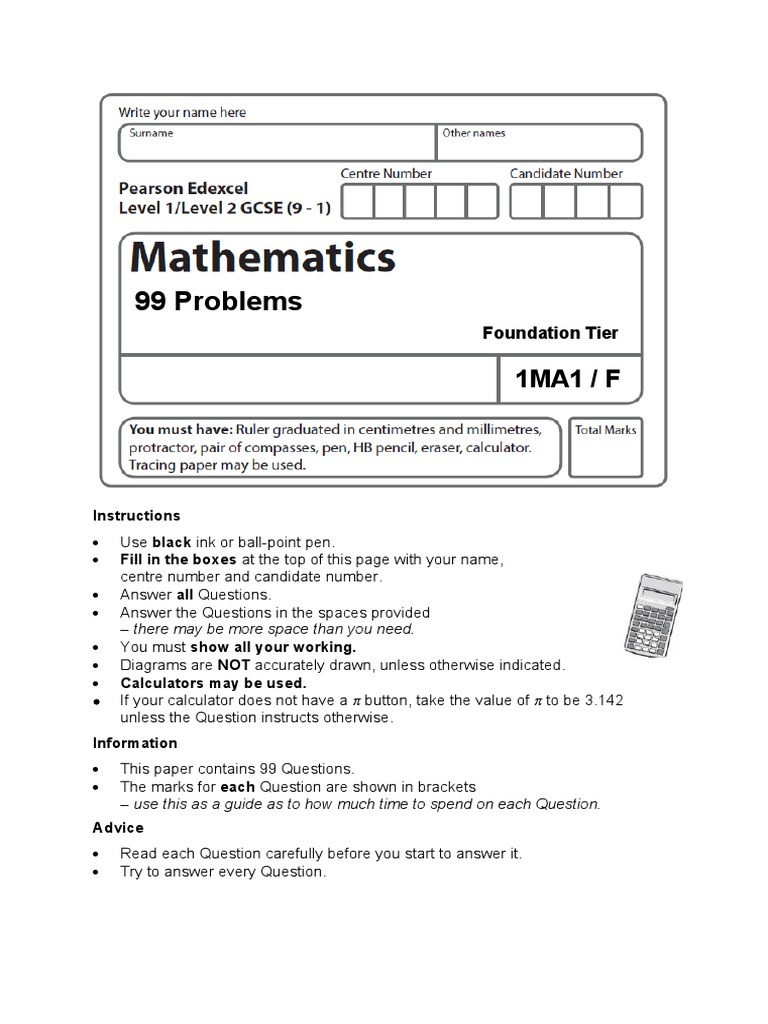 GCSE Maths (9-1) Results Analysis for 2018, Maths