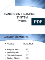 Banking in Financial System. Project