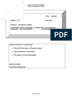 Write All The Answers in The Given Space. Use of Calculator Is Permitted. This Paper Has 15 Printed Pages