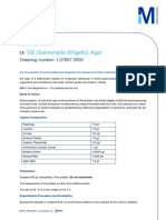 SS (Salmonella Shigella) Agar: Ordering Number: 1.07667.0500