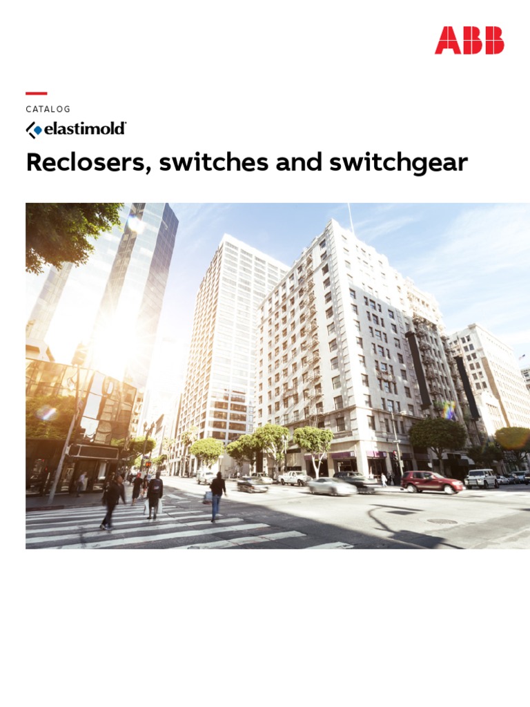 ABB Elastimold Reclosers Switches and Switchgear Catalogue US DGT