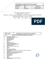 Goodrich Gaskets PVT LTD 4"X2500# (11.13 THK) Surface Facility Epc Services - Phase 4 Development Project Design Pressure + Axial Force