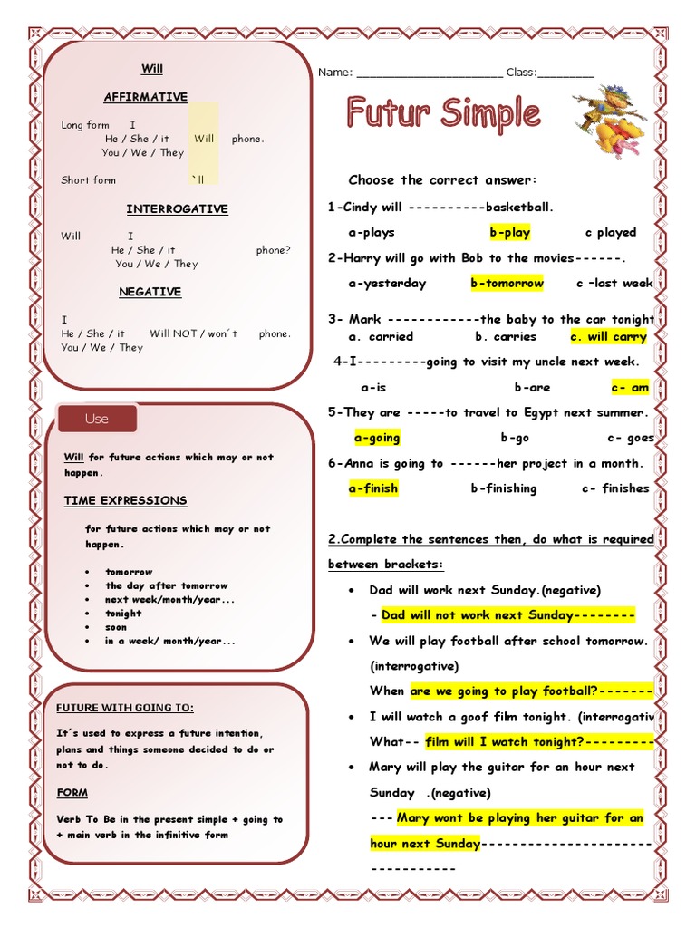 Future Tenses: Will vs. Going To | PDF | Syntax | Morphology