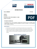 Informe Tecnico de Inyectores Scania Ot 7242