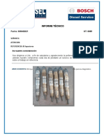 Informe Tecnico de Inyectores Ot 7164