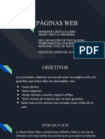 Objetivos y tipos de páginas web
