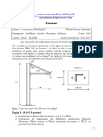 Examen - Construction Métallique I-13 - 14 V2