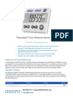 Traceable Four Channel Alarm Timer: The Lab's Most Popular Timer