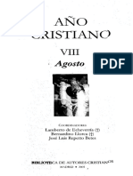 AÑO CRISTIANO 08 (AGOSTO) (BAC 2005) - Lamberto Echevería, Bertnardino Llorca, J. Luis Repetto Betes