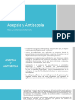 CLASE 2 Asepsia Antisepsia