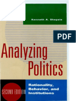 SHEPSLE, Keneth - Analyzing Politics- Rationality, Behavior and Institutions