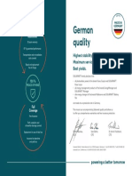 German Quality: Highest Stability. Maximum Service Life. Best Yields
