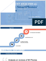 Sentiment Analysis On: Chinese Smartphones' Reviews