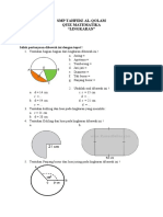 Quiz Matematika Lingkaran