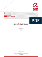 Avira Vir Server: Support