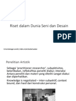 1 - Riset Dalam Dunia Seni Dan Desain