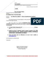 Carta de Direccion, Correo y Cci