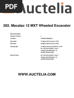 202 Mecalac 12 MXT Wheeled Excavator Catalogue