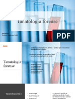 Tanatología forense: estudio de la muerte
