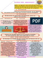 Infografía Decálogo Del Abogado