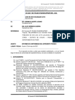 Informe de Residente - Conformidad